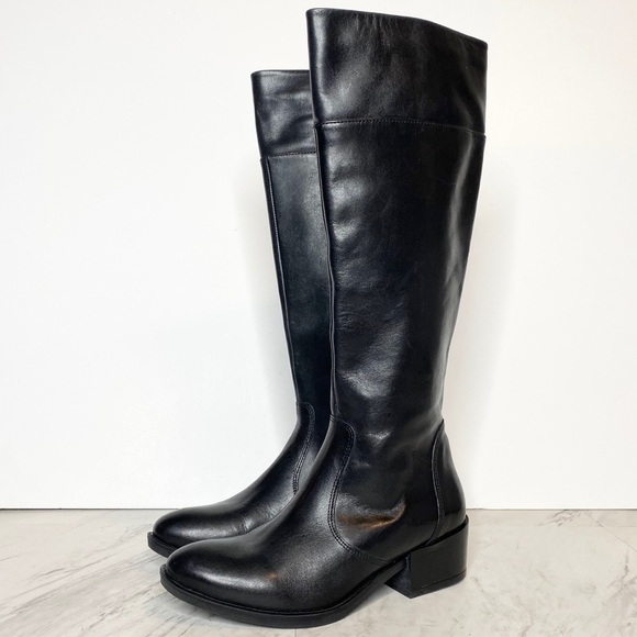 Italian Shoemakers Black Tall Boot 5 1/2 - Picture 1 of 15